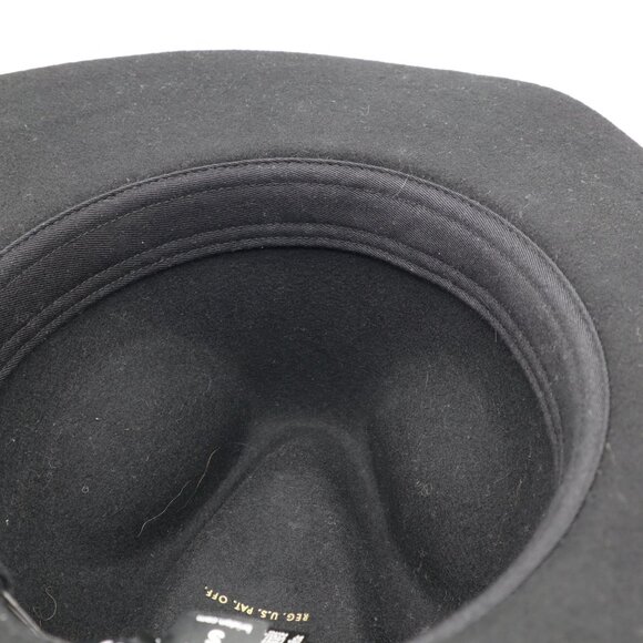 Brixton Wesley Fedora Hat Men S Black Winter Wool Felt Stylish Bohemian Warm NWT - Picture 12 of 16